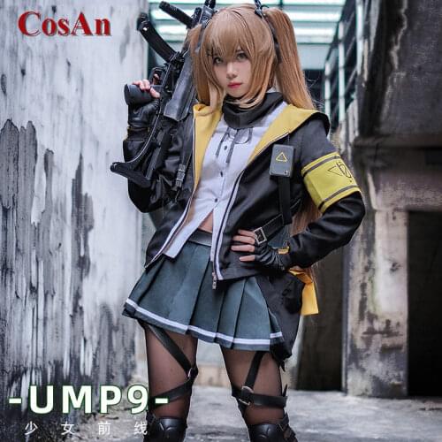 Game Girls Frontline Ump9 Cosplay Costume The High Quality Fashion Battle Uniform Skirt Halloween Party Role Play Clothing