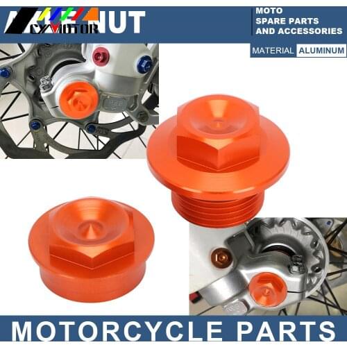 Motorcycle Axle Nut Rim Cover For KTM SX SXF EXC EXCF XC XCW XCFW 85 125 150 200 250 300 350 450 500 High Performance