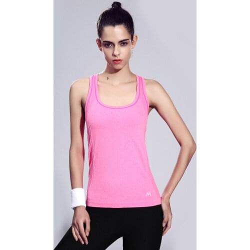 Sleeveless Breathable Quick Dry Women Tank Top Outdoor Sports Fitness Running Slim Medium-long Nylon & Spandex Yoga Shirt Vest
