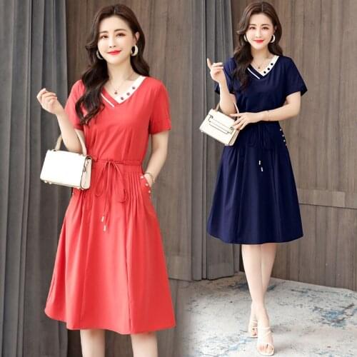 Fashion pleated shirt dress women casual drawstring belt tunic dress ladies elegant button work midi dress robe femelle