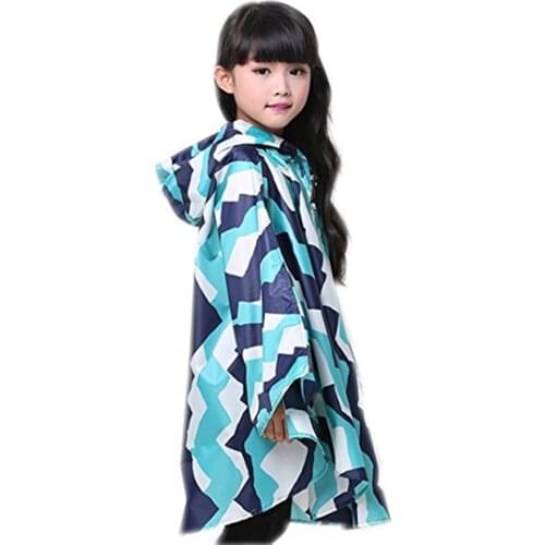 Fashion Lightweight Children Kids Raincoat Baby Girls Boys Rain Coat Trench Poncho Jacket Adults Outdoor Rainwear Clock
