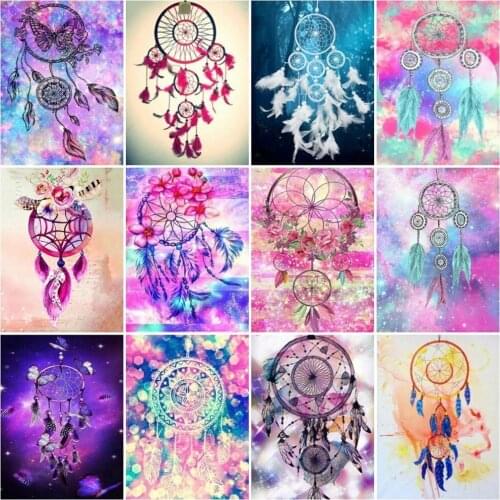 DIY Diamond Painting Full Square Diamond Embroidered Dream Net Cross Stitch Cartoon Rhinestone Mosaic Needle Set