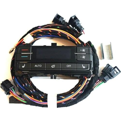 OEM Rear Seat Heater Seat Heating with AC Controller Panel Pad Cable Wiring for VW Passat B8 Teramont Atlas