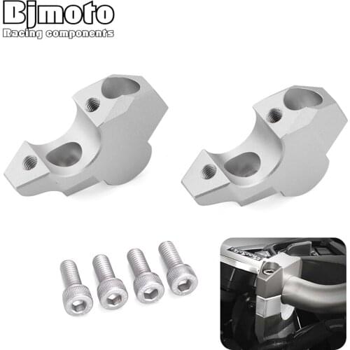 Motorcycle CNC Handlebar Riser Back Moved Height up Adapters For SUZUKI DL250 GW250F/S DL650