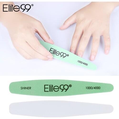 Elite99 Green Buffing Nail Sanding Nail Art File 3-Side Manicure Pedicure Buffer Tool Nail Art Buffer Shiner Nail Polish Tool