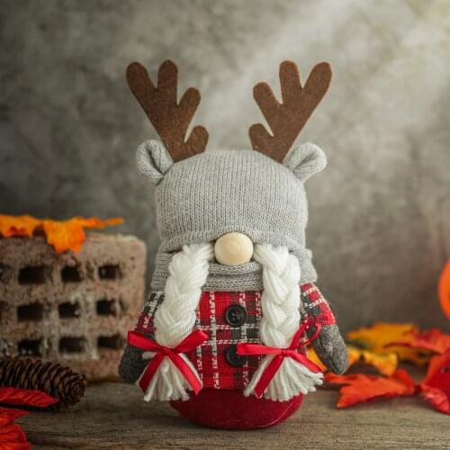 Christmas Gnome Decoration Handmade Tomte Santa Plush Doll Christmas Decorations Home Decor