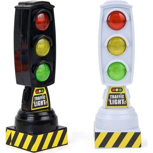 Traffic Light Puzzle Toy Traffic Signs with Sound LED Music and Light Motor Vehicle Signal Light Safety Early Education Toys