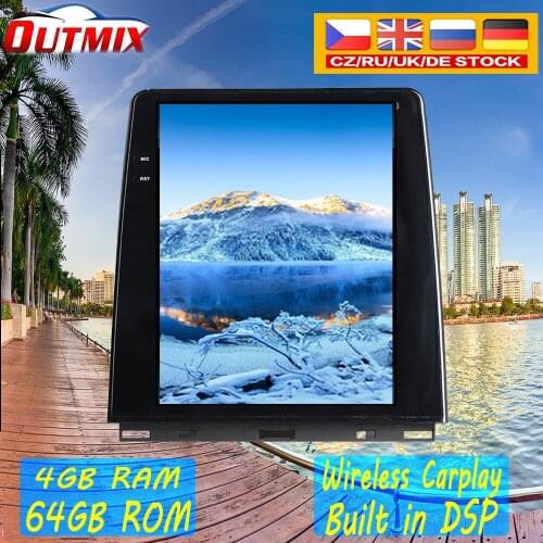 Tesla Style Android 9.0 4G 64GB Car GPS Navigation Radio For Renault CLIO 5 2020 Renault Audio Multimedia Player Head Unit