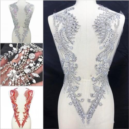 HAUT Hand Made Sewing Back Wedding Decorations Sew on Crystals Rhinestones Sequins Appliques For Sewing Diy Costumes Accessories
