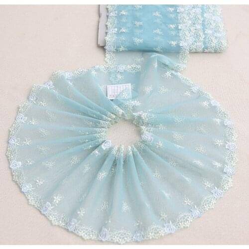 2Yards/Lot High Quality Lace Trim Handmade DIY Garment Needlework Sewing Fabric Clothing Accessories Curtain Material C110