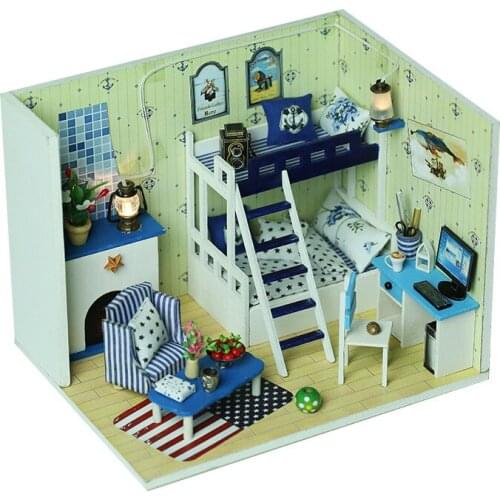 2017 New Brinquedos Tamiya Miniature For Creative Educational Model Toy Bricks Micro Landscape Xingmeng Diy Craft Hut Series