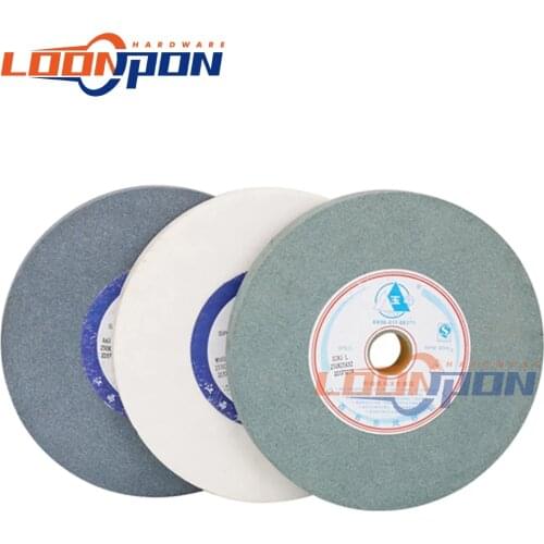 250x25x32mm White/Green/Blue Corundum Grinding Wheel Green Carbon Ceramic Grinding Wheel for Stainless Steel 60/80