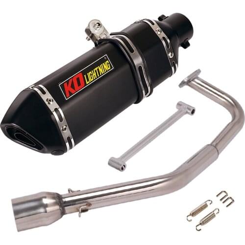 51mm Motorcycle System Exhaust Muffler Escape Headear Connect Pipe for HONAD SH125I SH150I 2017-2020