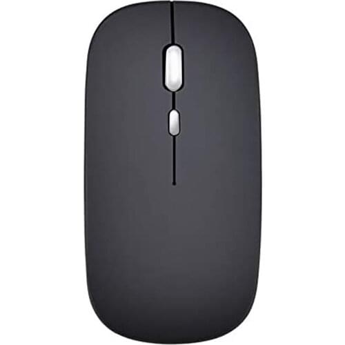 2.4GHz Wireless Mouse, Ergonomic 1600DPI, Noiseless Rechargeable Mouse with Optical Sensor, Suitable for PC