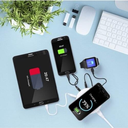 Wireless Qi Charger with USB Ports 3100 mAh 145955