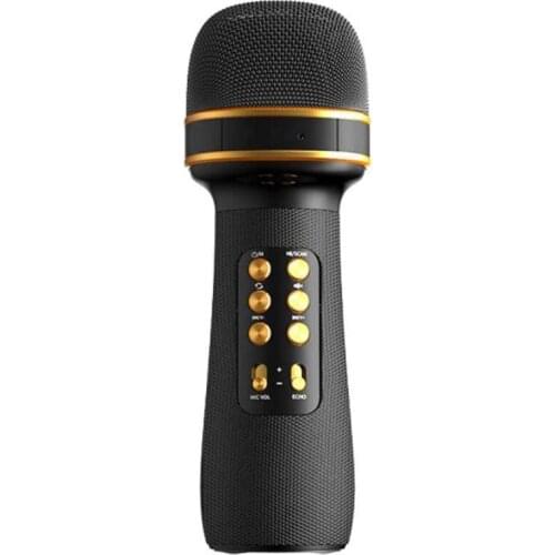 Wireless Bluetooth Karaoke Microphone,6-In-1 Portable Handheld Karaoke Microphone Mic Speaker Singing Home Party,Etc