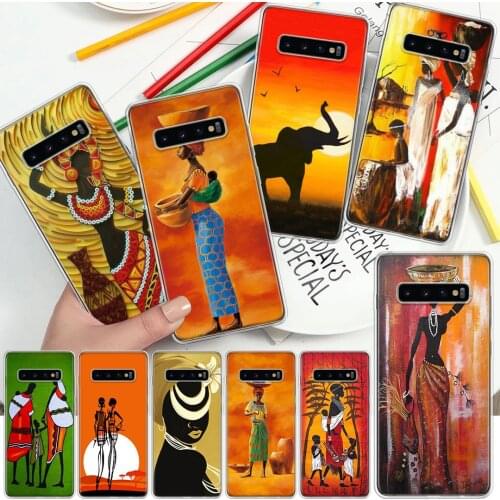 South Africa Woman Map Phone Case For Samsung Galaxy A51 A71 A70 A50 A40 A30 A21 A20E A10S A41 A01 A6 A7 A8 A9 Plus + Soft Cover