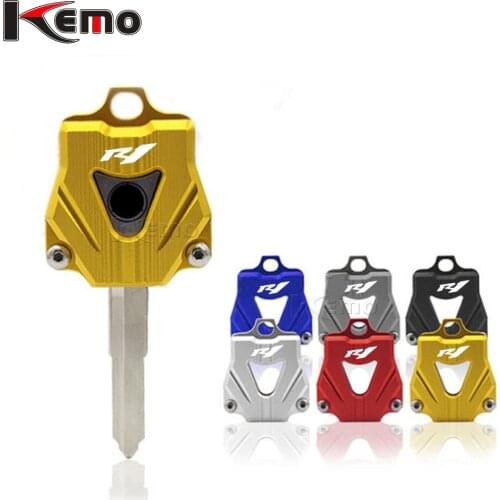 For Yamaha R1 R 1 Moto Decoration Key Cover Creative Dedicated Styling DIY Motorcycle CNC Aluminum Key Cap