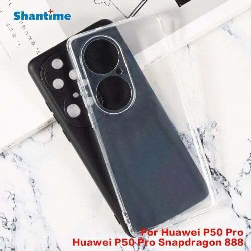 For Huawei P50 Pro Gel Pudding Silicone Phone Protective Back Shell For Huawei P50 Pro Snapdragon 888 Soft TPU Case