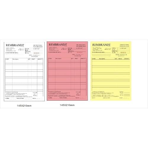 Custom print A5 145X210mm50pcs three parts/ copies invoice book/receipte book ,include free shipping by EMS to Nz