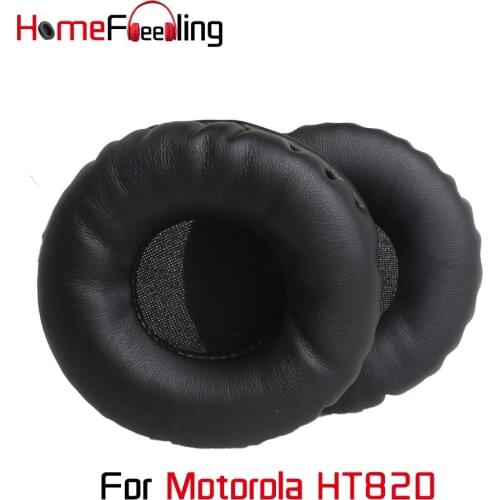 Homefeeling Ear Pads For Motorola HT820 Earpads Round Universal Leahter Repalcement Parts Ear Cushions
