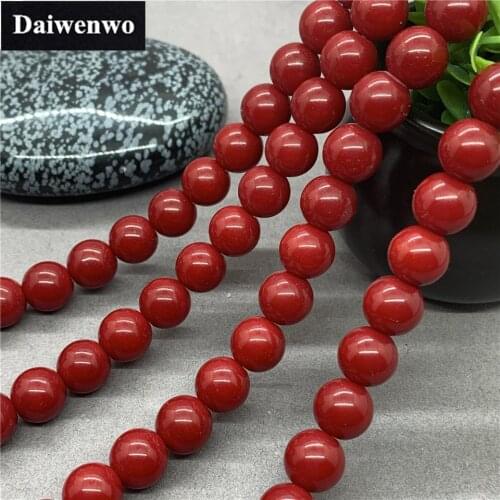 Coral Red Quartz Crystal Beads 6-10mm Diy for Handmade Bracelet Jewelry