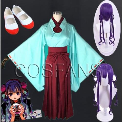 Jibaku Shounen Hanako Kun Toilet-Bound Hanako-kun Akane Aoi Cosplay Costume Japanese Kimono Uniforms Halloween Costumes Dress