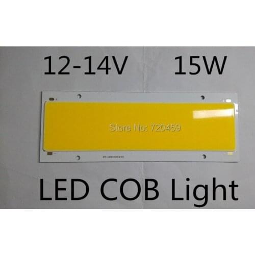 LED cob module strip LED lights glowing plate surface 12or 14V DIY table lamp source vehicle light 15WLED 140mm