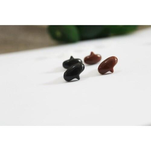 Masckaszem----40pcs/lot 16x10mm new arrvial plush toy animal plastic safety nose + washer--size & color option