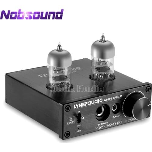 Nobsound Mini Stereo Vacuum 6J9 Tube Amplifier Hi-Fi Preamp PC USB ASIO OTG Sound Card Tube Headphone Amp