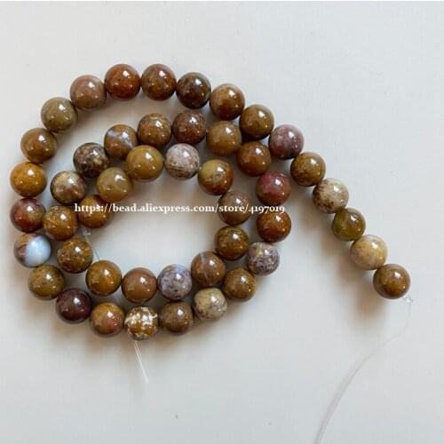 Natural South Korea Colorful Jades Round Loose Beads 4 6 8 10 12MM Pick Size For Jewelry Making