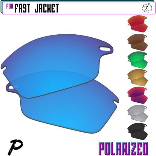 EZReplace Polarized Replacement Lenses for - Oakley Fast Jacket Sunglasses - Multiple Options
