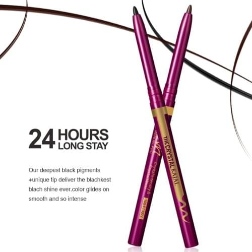 Rotate Eyeliner Make up Eye Shadow & Liner Combination Cosmetic Matte Waterproof 2 color Eyeliner
