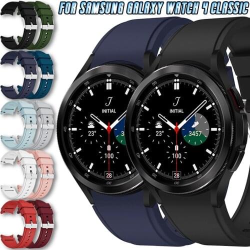 Strap For Samsung Galaxy Watch 4 Classic 46mm 42mm Smartwatch Silicone Ridge Sport Bracelet Galaxy Watch 4 44mm 40mm Band