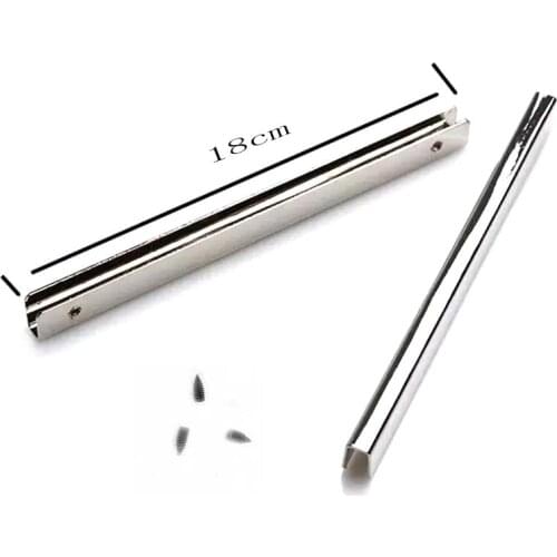 Sliver Wallet Metal Clasp Clips Semicircle Frame Handle Coin Purse Bag Craft Bags Parts Accessories