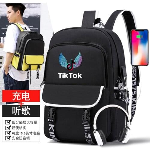 TIK TOK Backpack Fashion Women Men Backpack Oxford Unisex Backpack Teenager Girls School Bags Students Female Mochila Escolar