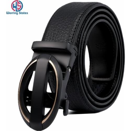 High Quality Luxury Fashion Genuine Leather Mens Belt Black Business Casual Belt 3.5 Cm Wide Mens Belt Gift for Men
