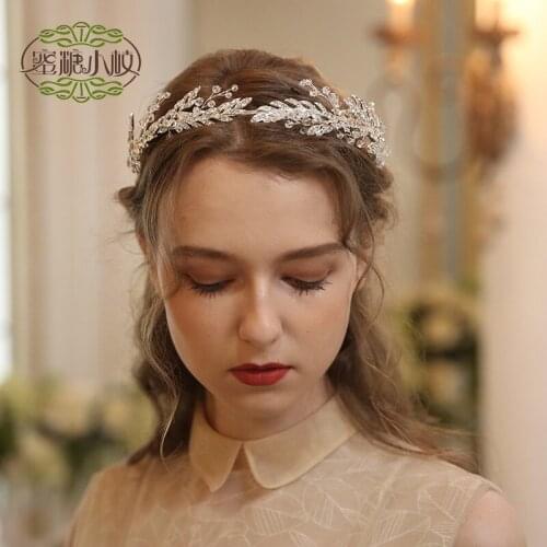 High grade bridal jewelry made of alloy crystal Wedding Bridal headdress with crown