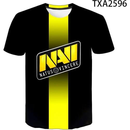 Funny Natus Vincere NAVI T Shirt Men Women Children Summer Short Sleeve Tee Shirt CS GO DotA2 LOL Boy Girl Kids Streetwear Tops