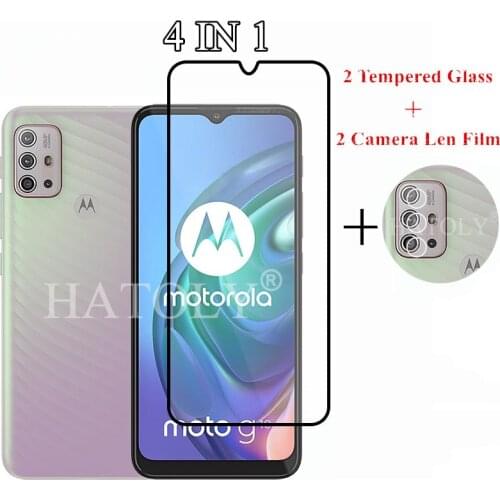 Full Cover Tempered Glass For Motorola Moto G10 Screen Protector Camera Lens Film For Motorola Moto G10 Glass For Moto G10 G 10
