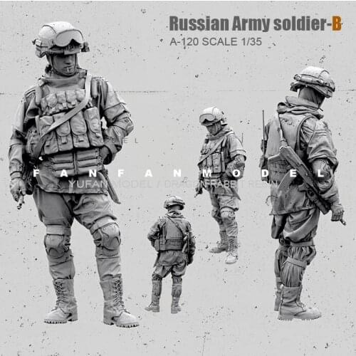 1/35(5Cm) Resin Model Figure Kits Russian Modern Special Forces soldier self-assembled A-120