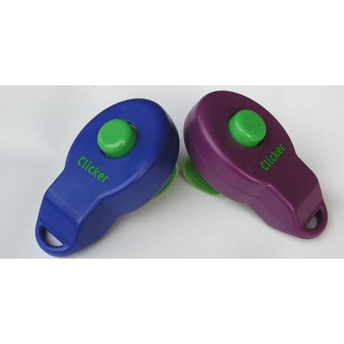 1PC New Clickers Pet Dog Trainer Clicker Dogs Training Whistle Answer Sound Guide With Elastic Belt Dog Products Pet Supplies