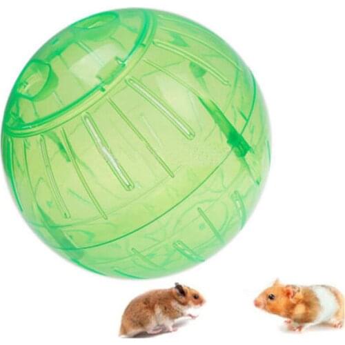 1pcs New Pet Rodent Mice Hamster Gerbil Rat Jogging Ball Plastic Cages Toy for Play and Exercise