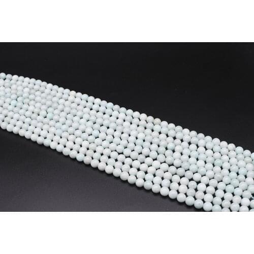 10mm AAAAA Natural Smooth Amazonite Round Stone Beads For DIY necklace bracelet jewelry make 15 "free delivery