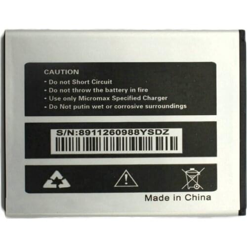 5pcs/lot 2000mAh Battery For Micromax Canvas Fire 2 A104 mobile phone Batteries
