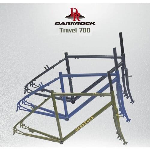 SEABOARD RA03 Silver Chrome Frame Fork Heat Treatment Steel Road Bike 700C CR-MO 4135 Frameset Caliper Brake