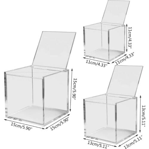 Acrylic Capsule Coffee Storage Box Coffee Pod Cup Holder Nordic Transparent Dustproof Case with Lid Organizer Household