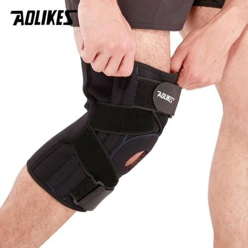 AOLIKES 1PCS Professional Knee Pad Meniscus Injury Protetor de joelho Support Sports Safety Kneepad rodilleras Tactical Brace