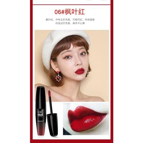 Factory Supply High Quality Longwearing Liquid Lipstick with Clear Lip Gloss