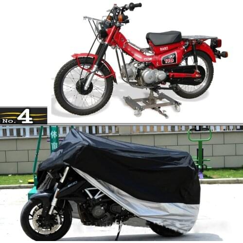 MotorCycle Cover For Honda CT110 WaterProof UV / Sun / Dust / Rain Protector Cover Made of Polyester Taffeta